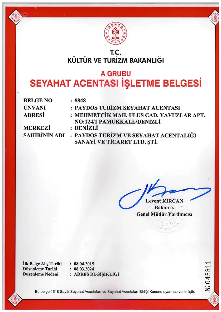 Paydos Turizm Seyahat Acentası